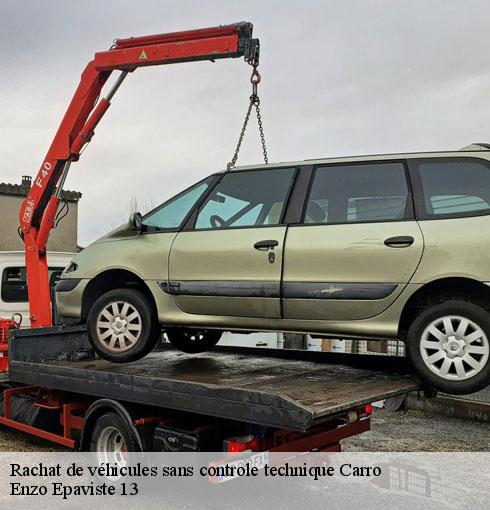 Rachat de véhicules sans controle technique  carro-13500 Enzo Epaviste 13