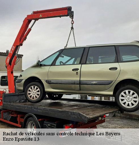 Rachat de véhicules sans controle technique  les-boyers-13720 Enzo Epaviste 13