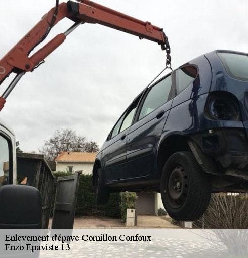Enlevement d'épave  cornillon-confoux-13250 Enzo Epaviste 13