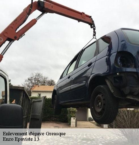 Enlevement d'épave  greasque-13850 Enzo Epaviste 13